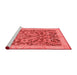 Modern Red Washable Rugs