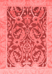 Abstract Red Modern Rug, abs1212red