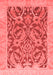 Abstract Red Modern Area Rugs