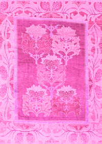 Abstract Pink Modern Rug, abs1213pnk