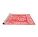 Modern Red Washable Rugs