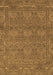 Abstract Brown Modern Rug, abs1214brn