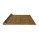 Sideview of Abstract Brown Modern Rug, abs1214brn