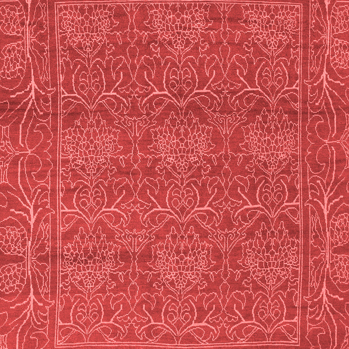 Abstract Red Modern Area Rugs
