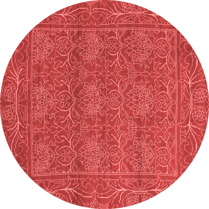Abstract Red Modern Rug, abs1214red