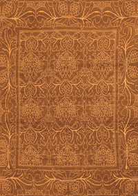 Abstract Orange Modern Rug, abs1214org