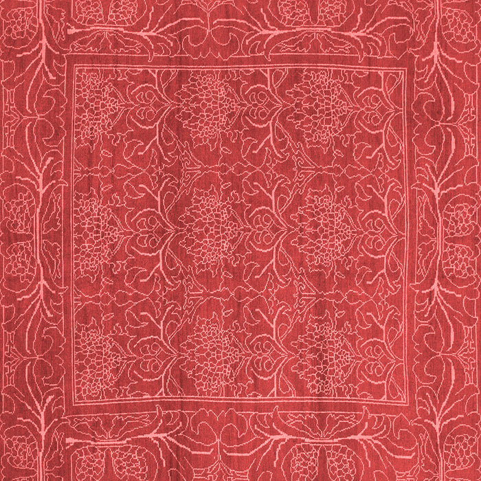 Abstract Red Modern Rug, abs1214red
