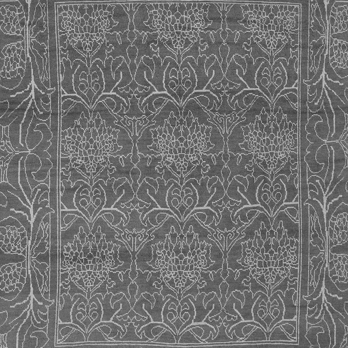 Machine Washable Abstract Gray Modern Rug, wshabs1214gry