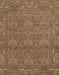 Machine Washable Abstract Saddle Brown Rug, wshabs1214