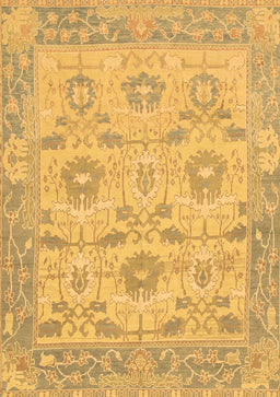 Abstract Brown Modern Rug, abs1215brn