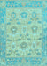 Abstract Light Blue Modern Rug, abs1215lblu