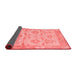 Abstract Red Modern Area Rugs