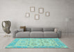 Machine Washable Abstract Light Blue Modern Rug in a Living Room, wshabs1215lblu