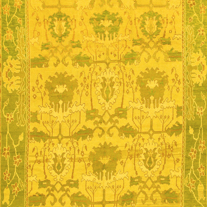 Abstract Yellow Modern Rug, abs1215yw