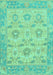 Abstract Turquoise Modern Rug, abs1215turq