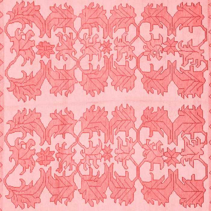 Machine Washable Abstract Red Modern Rug, wshabs1216red