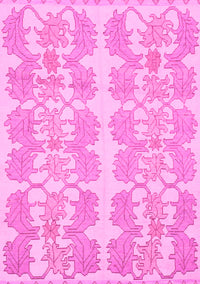 Abstract Pink Modern Rug, abs1216pnk