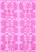 Abstract Pink Modern Rug, abs1216pnk