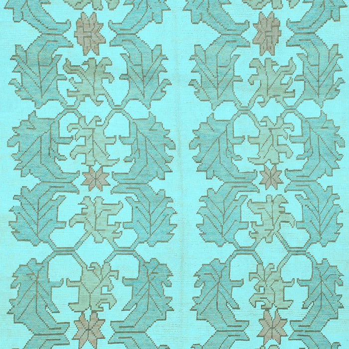 Abstract Light Blue Modern Rug, abs1216lblu