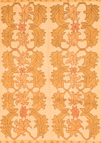 Abstract Orange Modern Rug, abs1216org