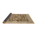 Sideview of Abstract Brown Modern Rug, abs1217