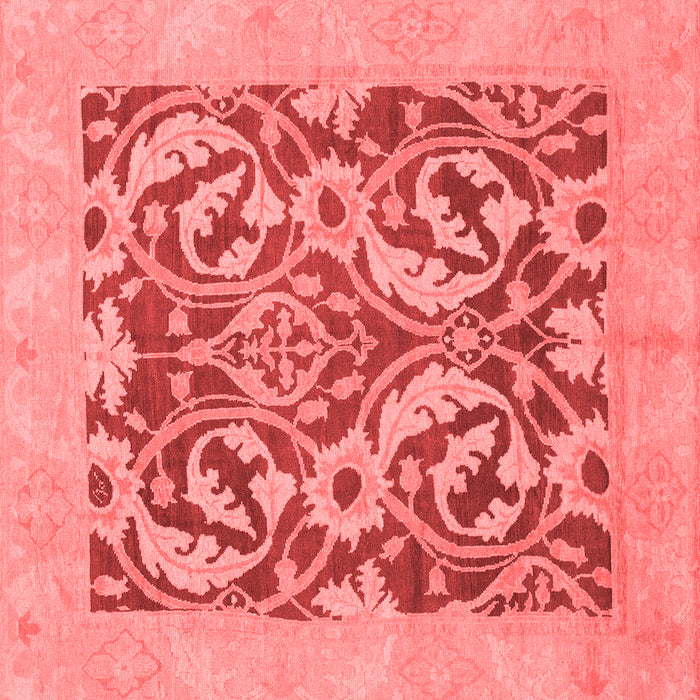 Abstract Red Modern Rug, abs1217red