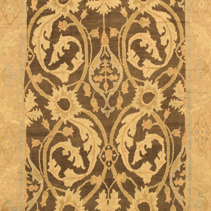 Machine Washable Abstract Brown Modern Rug, wshabs1217brn