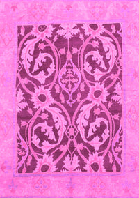 Abstract Pink Modern Rug, abs1217pnk