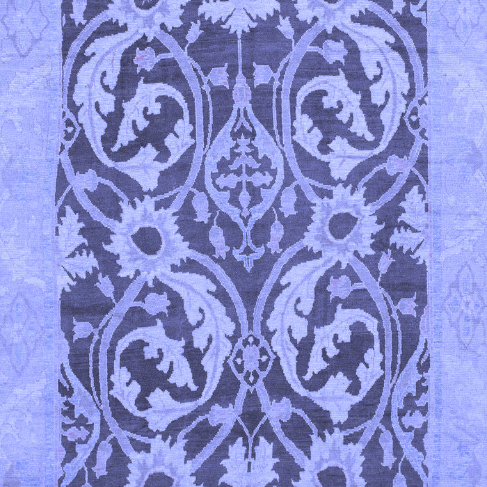 Abstract Blue Modern Rug, abs1217blu