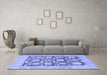 Machine Washable Abstract Blue Modern Rug in a Living Room, wshabs1218blu