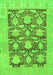 Abstract Green Modern Rug, abs1218grn