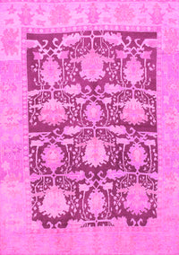 Abstract Pink Modern Rug, abs1218pnk