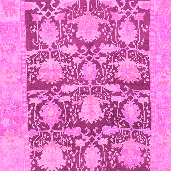 Machine Washable Abstract Pink Modern Rug, wshabs1218pnk