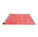 Modern Red Washable Rugs