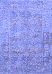 Abstract Blue Modern Rug, abs1219blu