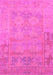 Abstract Pink Modern Rug, abs1219pnk