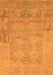 Abstract Orange Modern Rug, abs1219org