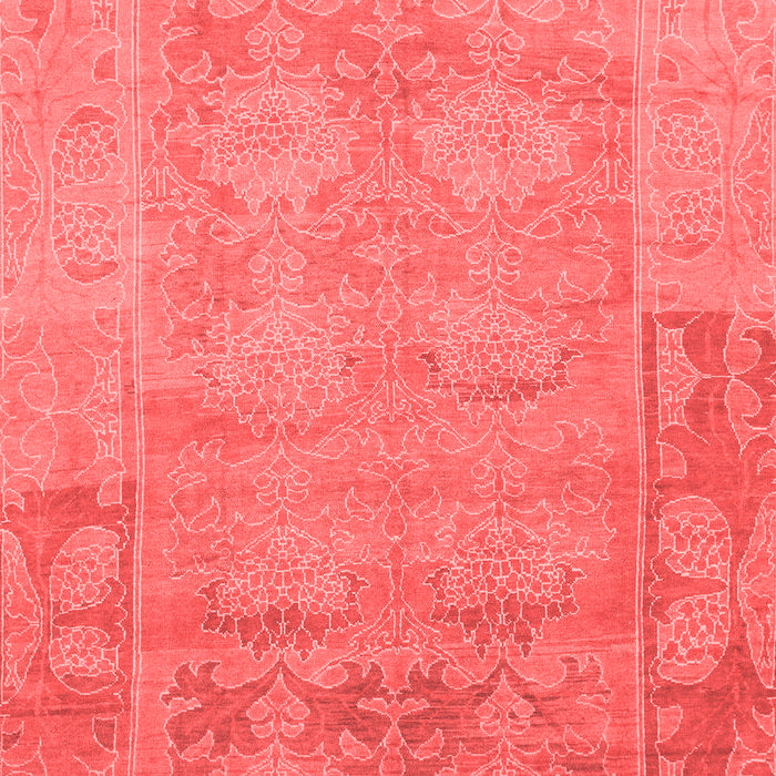 Machine Washable Abstract Red Modern Rug, wshabs1219red