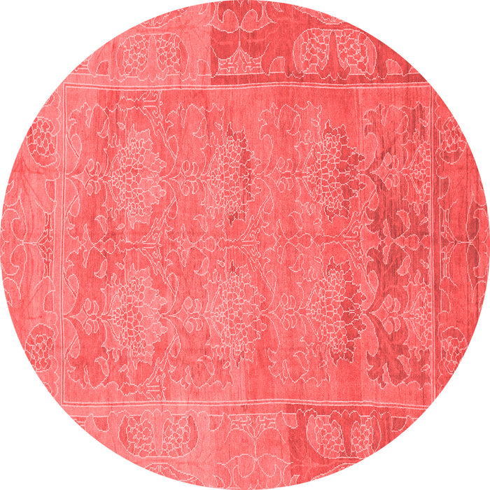 Machine Washable Abstract Red Modern Rug, wshabs1219red