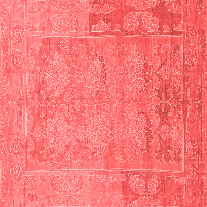 Machine Washable Abstract Red Modern Rug, wshabs1219red
