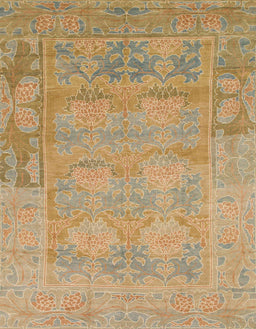 Abstract Cinnamon Brown Modern Rug, abs1219