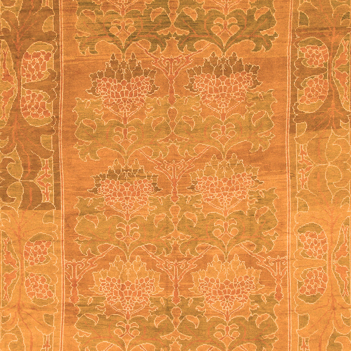 Machine Washable Abstract Orange Modern Area Rugs, wshabs1219org