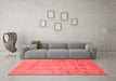 Modern Red Washable Rugs