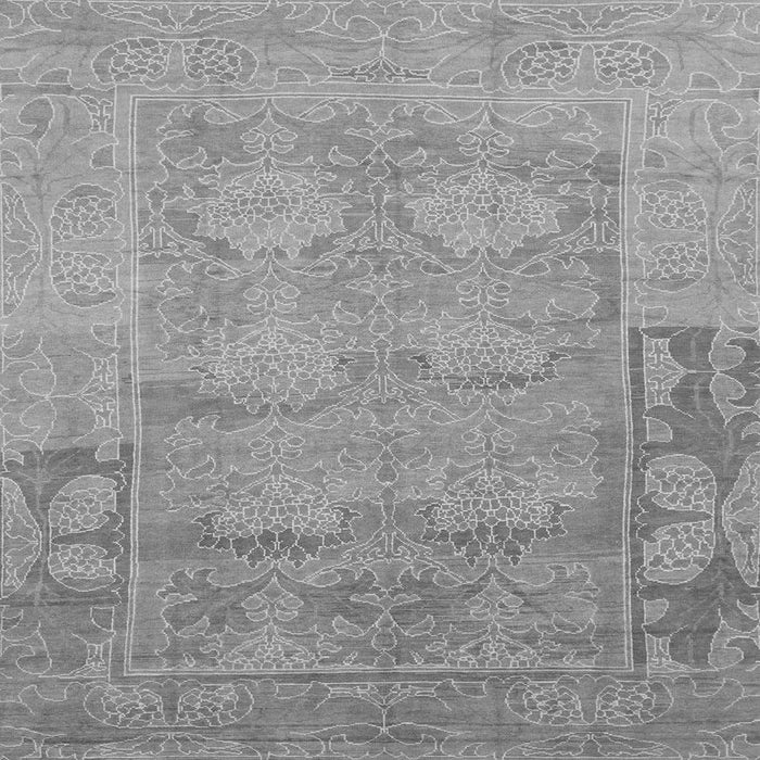 Square Machine Washable Abstract Gray Modern Rug, wshabs1219gry