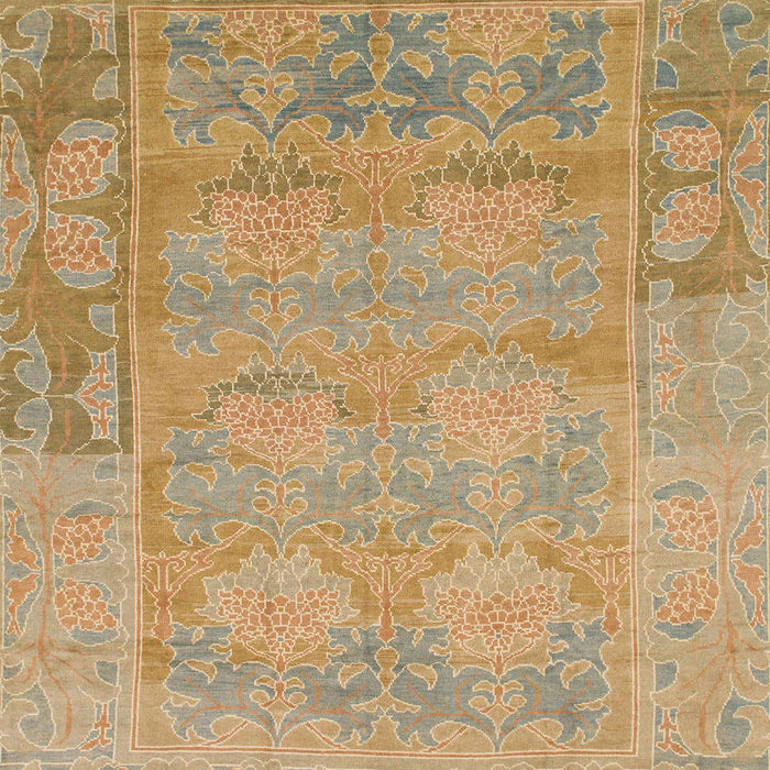 Machine Washable Abstract Cinnamon Brown Rug, wshabs1219