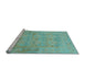 Sideview of Machine Washable Abstract Light Blue Modern Rug, wshabs1219lblu