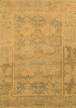 Abstract Brown Modern Rug, abs1219brn