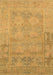 Abstract Brown Modern Rug, abs1219brn