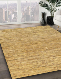 Abstract Cinnamon Brown Solid Rug, abs121