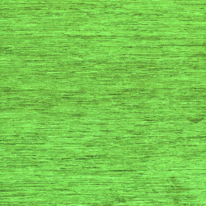 Square Machine Washable Solid Green Modern Area Rugs, wshabs121grn